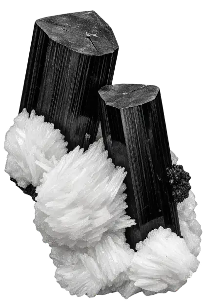 Monochrome mineral study accompanying Jupiter Square Uranus: Birth Chart Meaning and Transit Triggers
