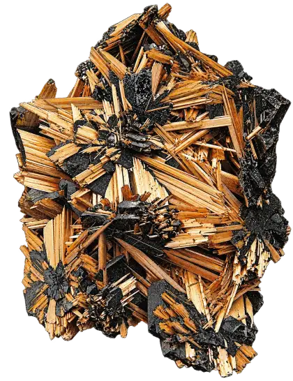 Monochrome mineral study accompanying Mercury Square Pluto: Birth Chart Meaning and Transit Triggers